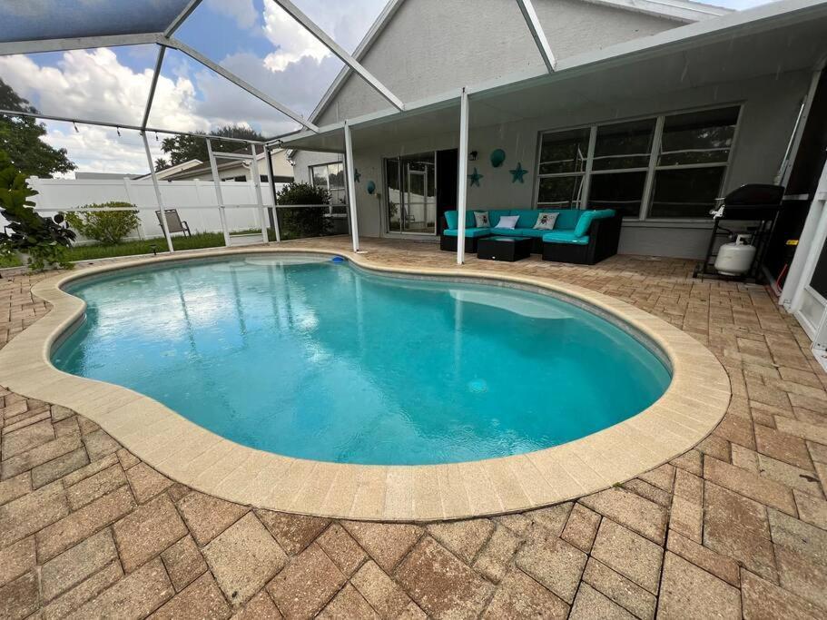 Tampa Getaway Pool House Exterior foto